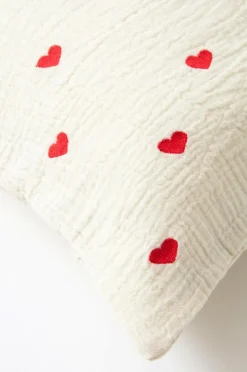 HEARTS örngott 60x50 Cm - Ekologisk