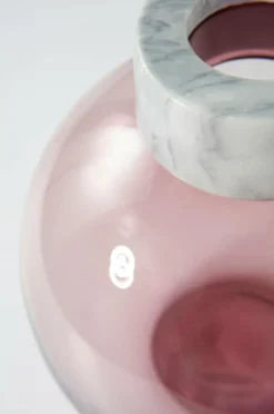 HILLEVI Glasvas - Höjd 19 Cm