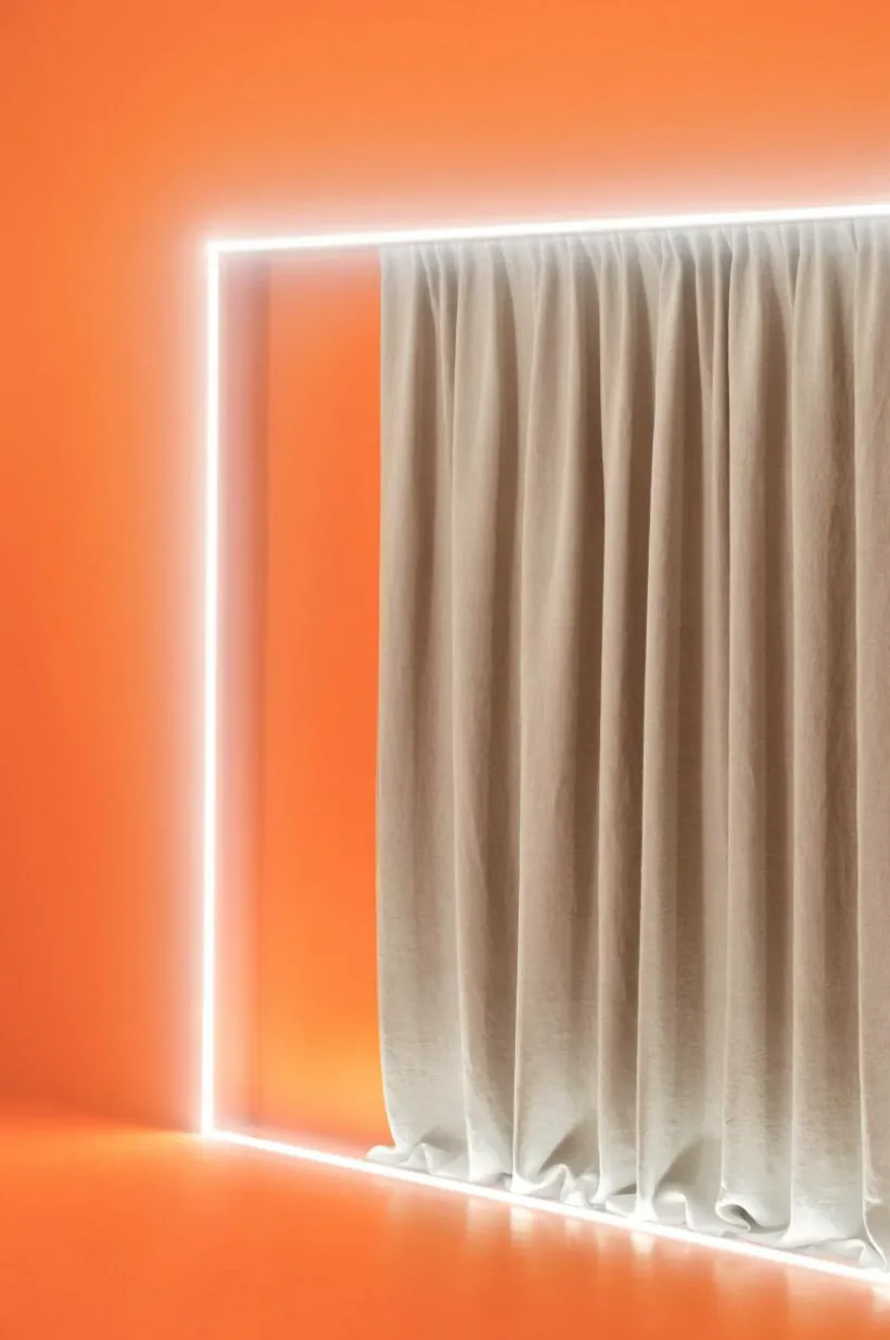 JULIE Multifunktionsgardin 1 Längd - Extra Bred