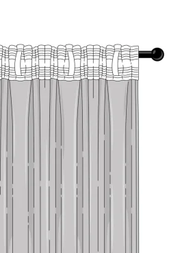 KAIA Vattenavvisande Multifunktionsgardin 1 Längd