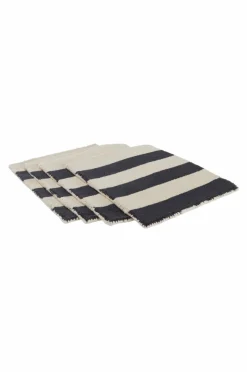 KIO STRIPE Bordstablett 4-pack - Ekologisk