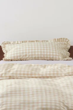 LAUREN FRILL örngott Med Volang Ekologisk 90x50 Cm