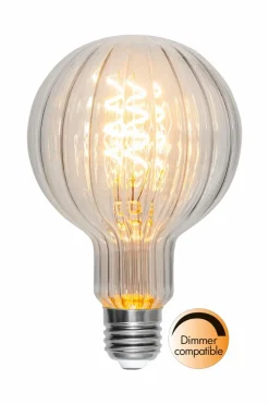 LED E27 G95 Linje Klar