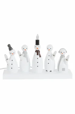 Ljusstake Snowman 21cm