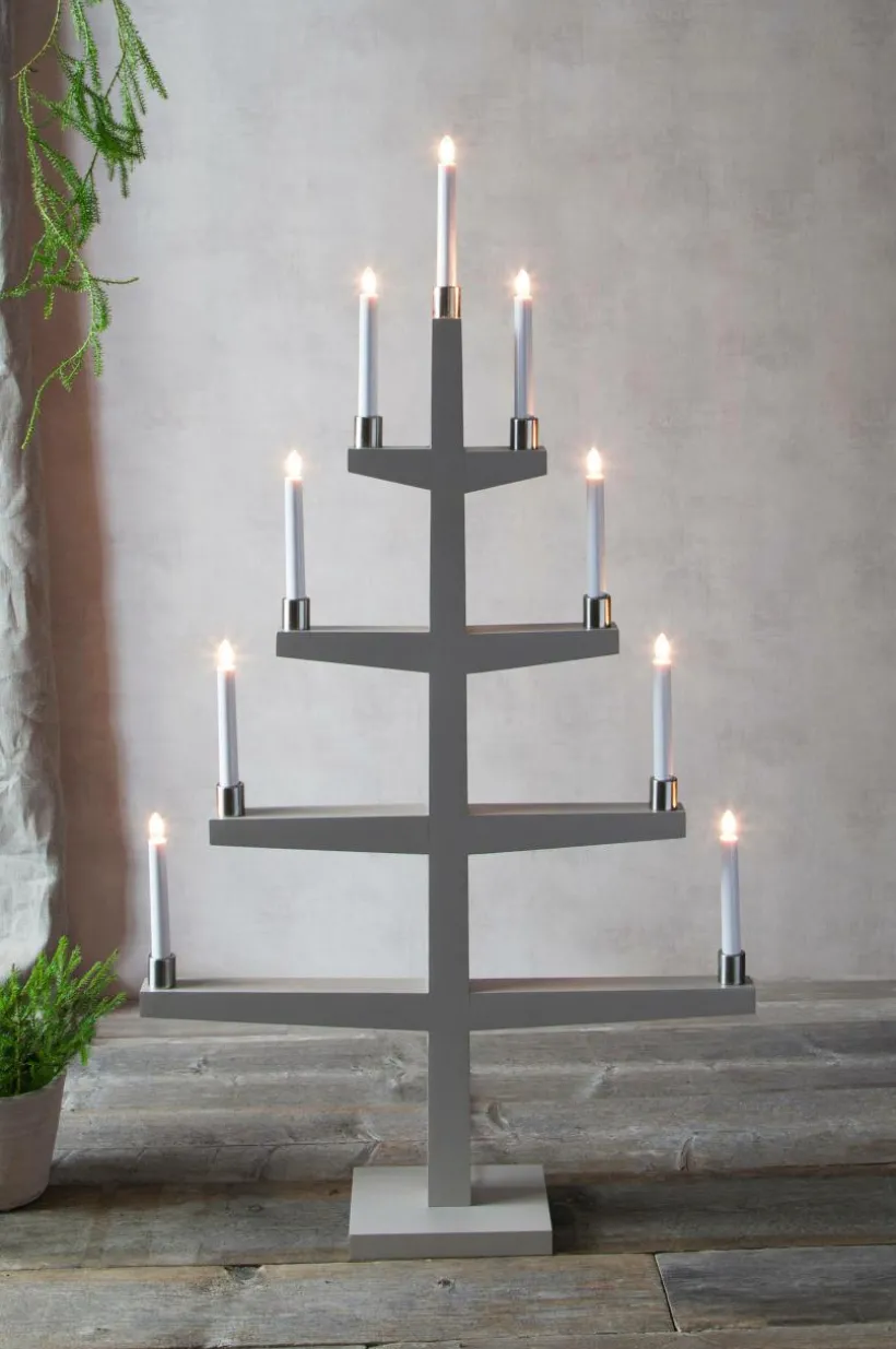 Ljusstake Tall 9 Ljuskällor
