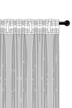 LUNI Multifunktionsgardin 2-pack