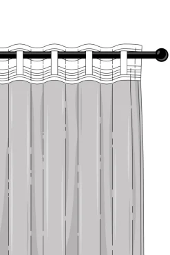 LUNI Multifunktionsgardin 2-pack