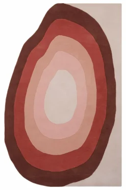 MARCIA Asymmetrisk Ullmatta 160x230 Cm