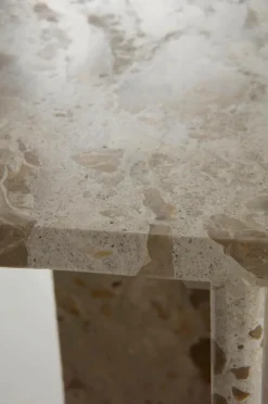 MELETO Sidobord Marmor 35x35 Cm