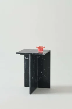 MELETO Sidobord Marmor 35x35 Cm