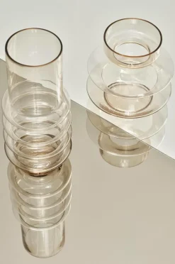 MIST Glasvas - Höjd 36 Cm