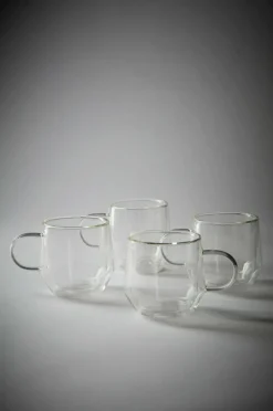 NAOMI Glasmugg Dubbelväggad 4-pack