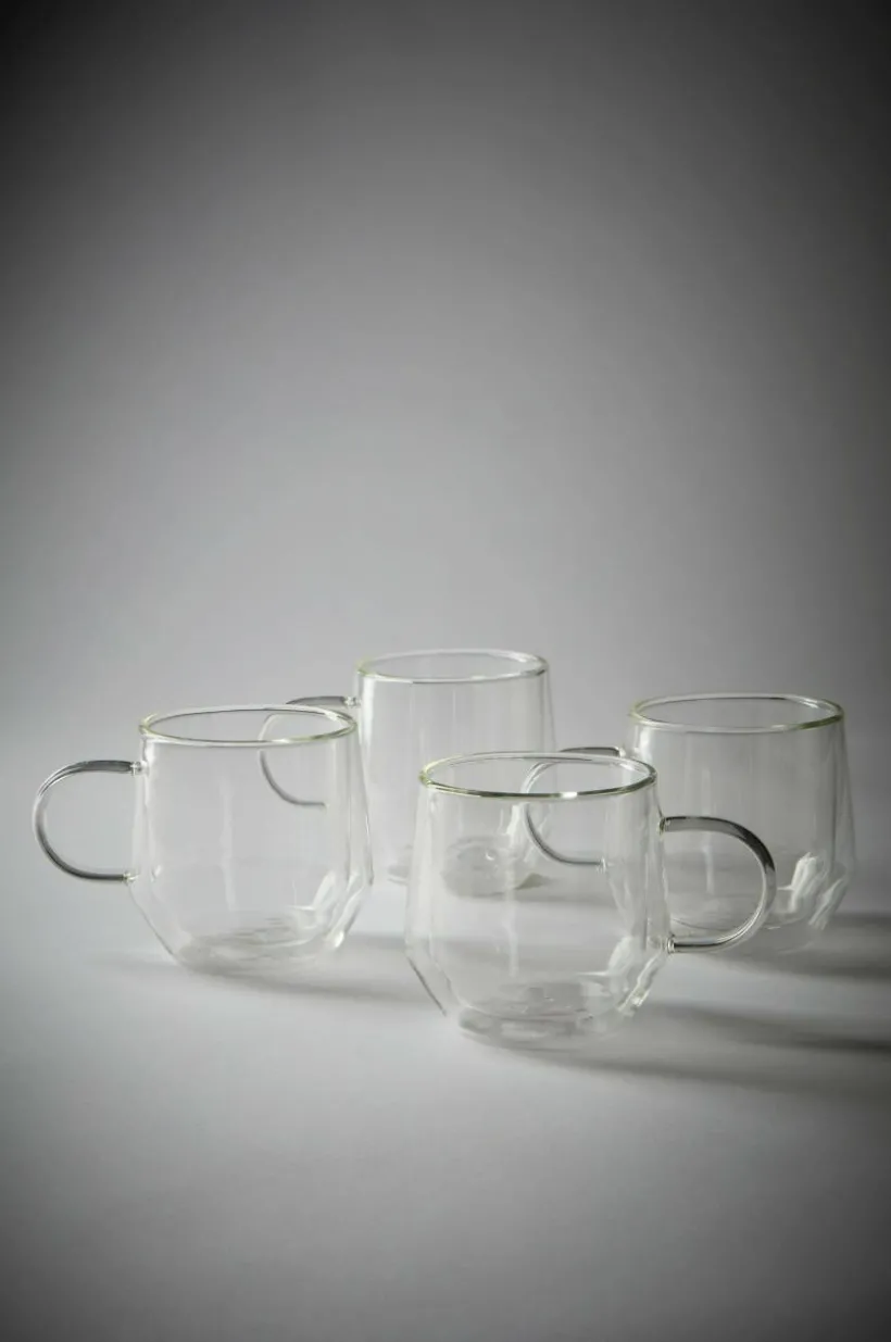 NAOMI Glasmugg Dubbelväggad 4-pack