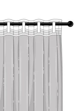 NORA Multifunktionsgardin 2-pack