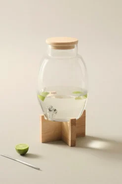 NOVIA Glasbehållare Med Tappkran Och Ställning