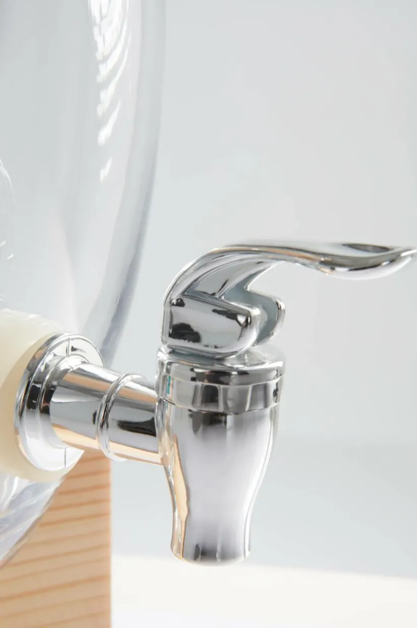 NOVIA Glasbehållare Med Tappkran Och Ställning