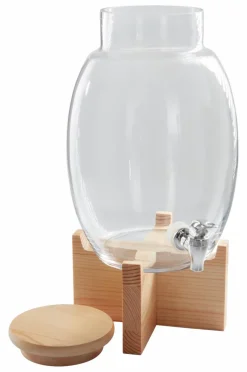 NOVIA Glasbehållare Med Tappkran Och Ställning