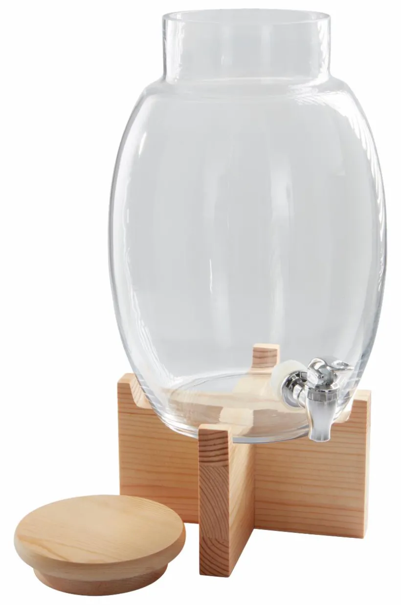 NOVIA Glasbehållare Med Tappkran Och Ställning