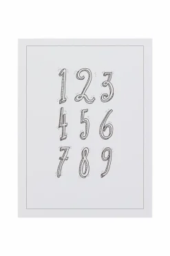 NUMBERS Poster 30x40 Cm