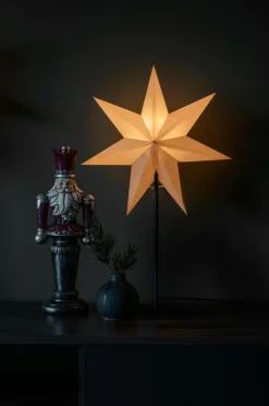 Pappersstjärna Metallfot Höjd 65 Cm