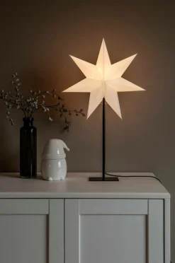 Pappersstjärna Metallfot Höjd 65 Cm