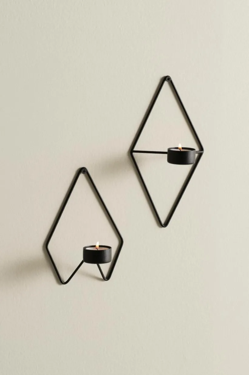 PAULET Väggljusstake 2-pack