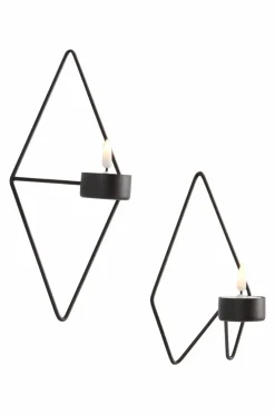 PAULET Väggljusstake 2-pack