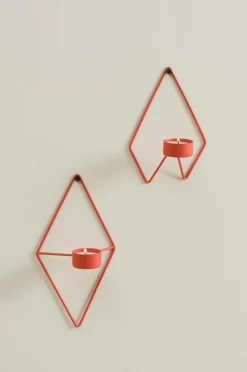 PAULET Väggljusstake 2-pack