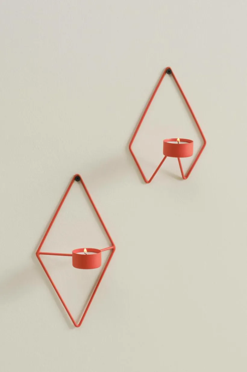 PAULET Väggljusstake 2-pack