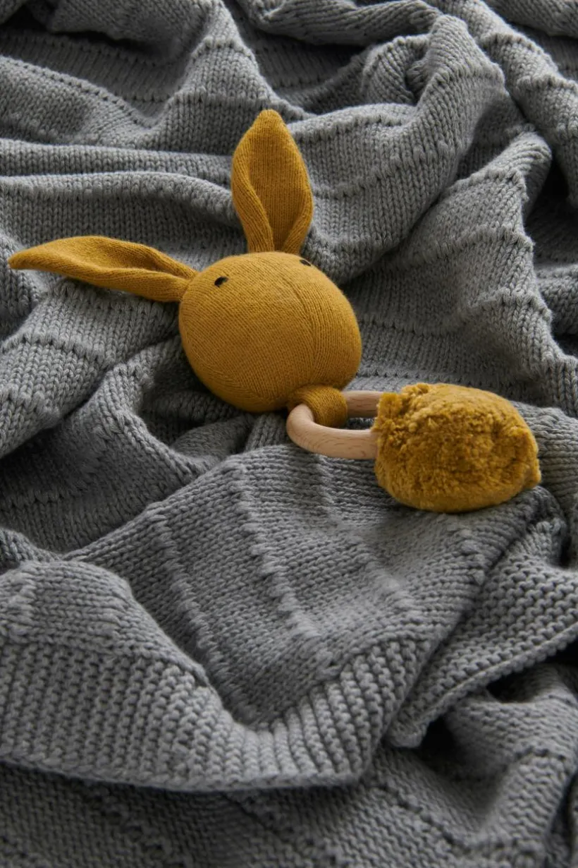 PETIT AMI Skallra & Babyfilt - Ekologisk