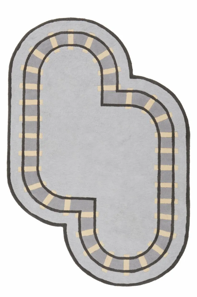 RAILS Bomullsmatta 160x230 Cm - Ekologisk