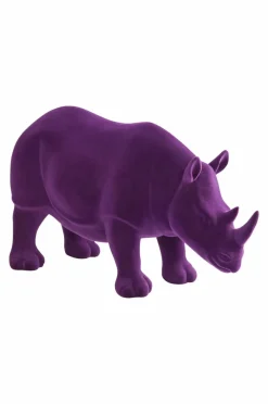 RHINO VELVET Dekorations Noshörning
