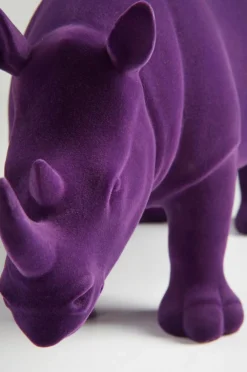 RHINO VELVET Dekorations Noshörning