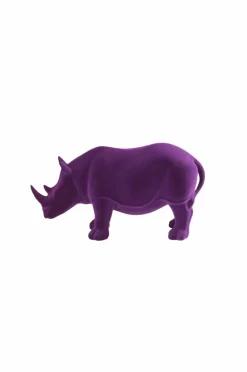 RHINO VELVET Dekorations Noshörning