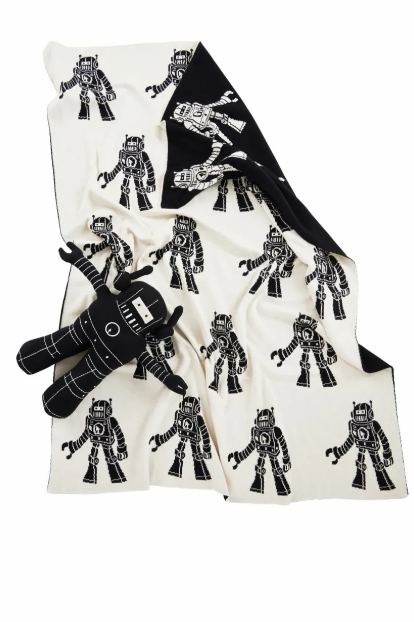 ROBBIE Mjukisdjur & Babyfilt - Ekologisk