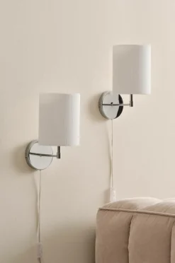 SETH PLISSÉ Vägglampa 2-pack