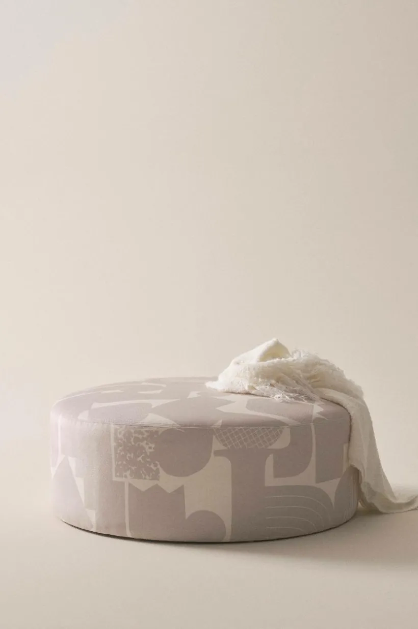 SHANGHAI PRINT Sittpuff ø 90 Cm