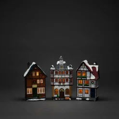 Små Hus LED 3 St Set