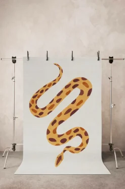 SNAKE Bomullsmatta 130x190 Cm - Ekologisk