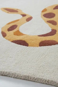 SNAKE Bomullsmatta 130x190 Cm - Ekologisk