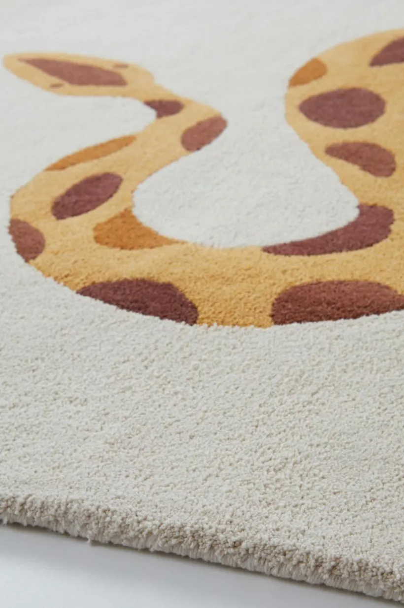 SNAKE Bomullsmatta 130x190 Cm - Ekologisk