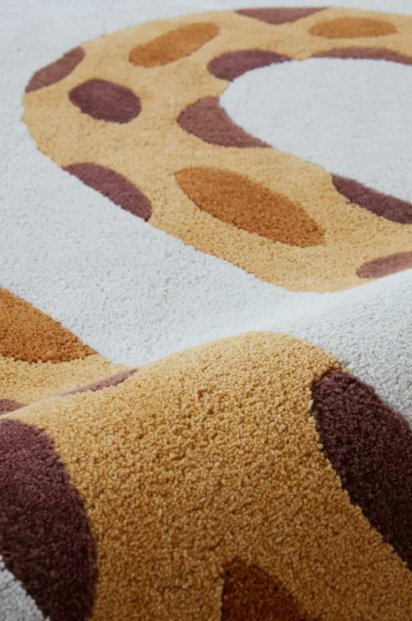 SNAKE Bomullsmatta 130x190 Cm - Ekologisk