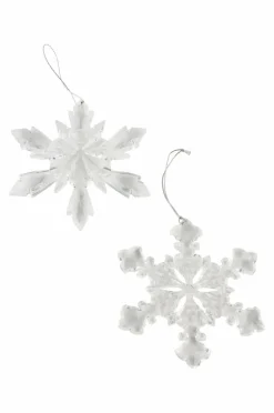 SNOWFLAKE Juldekoration 4-pack