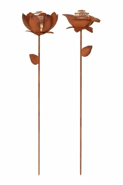 Solcellsdekoration Oxida Blomma 2-p