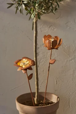 Solcellsdekoration Oxida Blomma 2-p