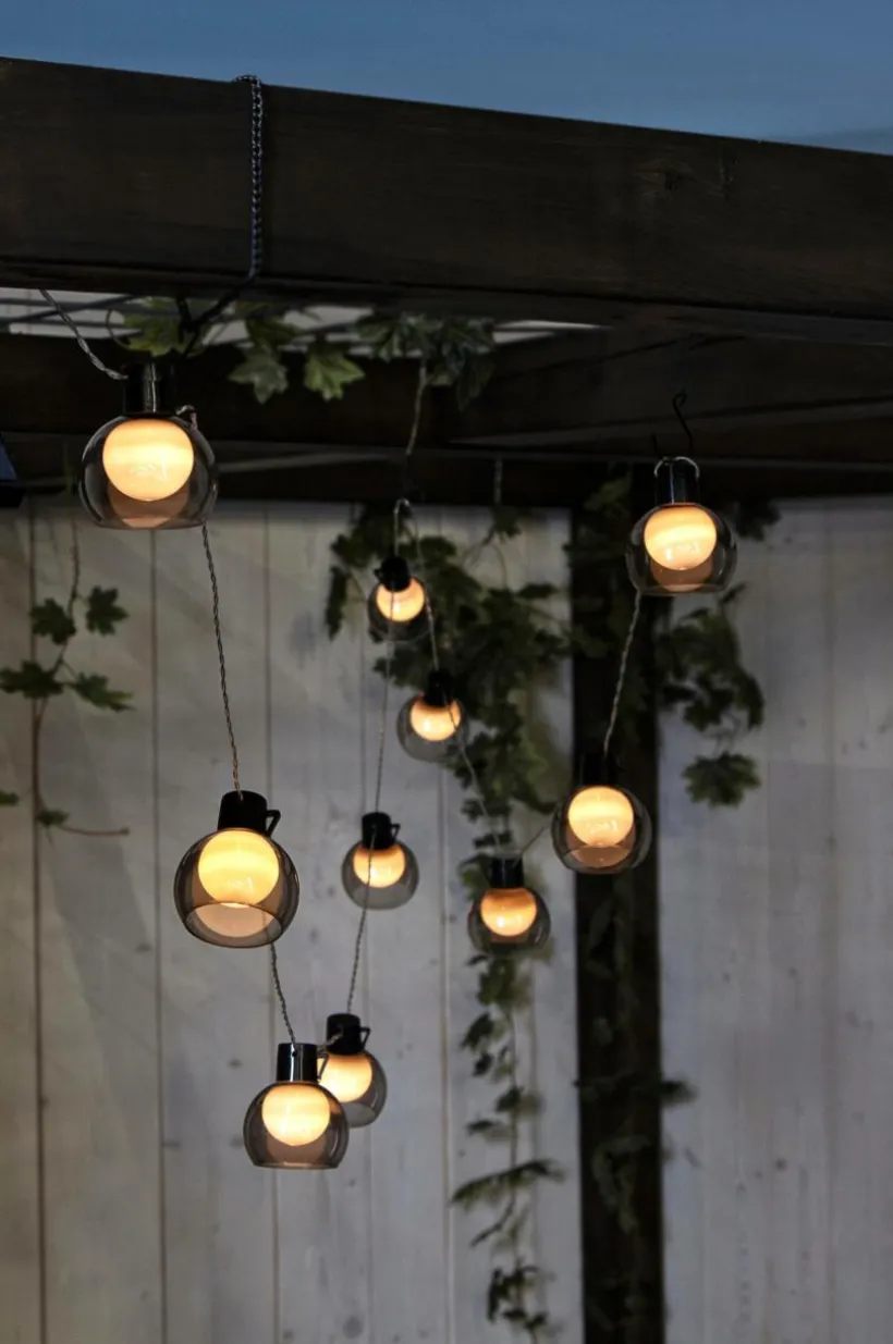 Solcells-ljusslinga Smoky