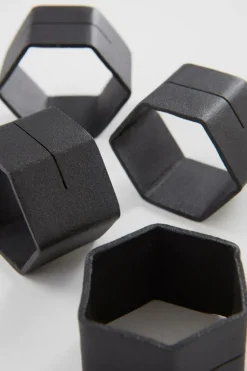 TERRA Servettring Med Placeringskortshållare 4-pack