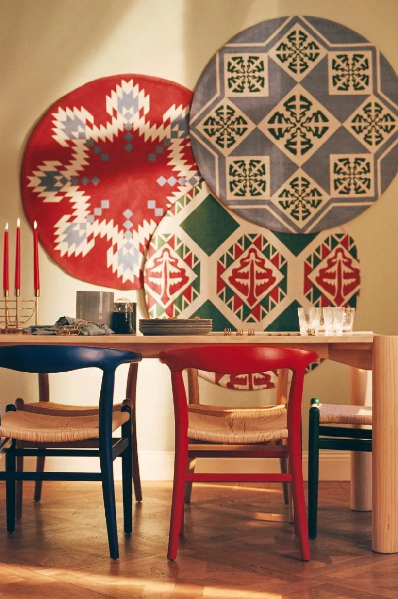 VERY MERRY Slätvävd Matta ø 110 Cm