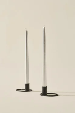 VICKAN METALLIC Antikljus 2-pack - Höjd 35 Cm