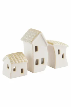 VILLAGE Dekorationshus 3-pack
